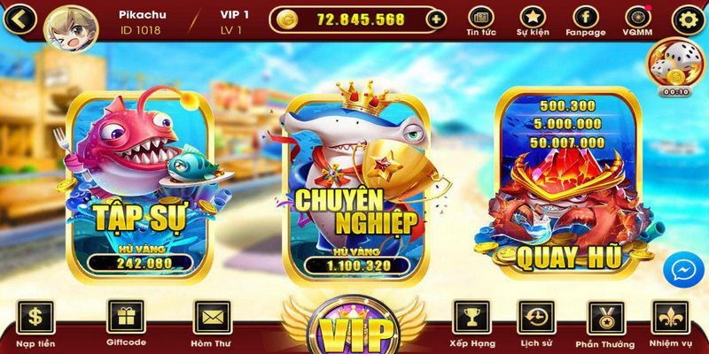 Cách chơi bắn cá rất đơn giản tại 18win